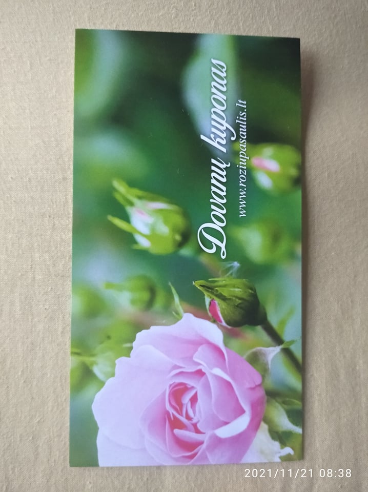 Dovanų kuponas 2025m.